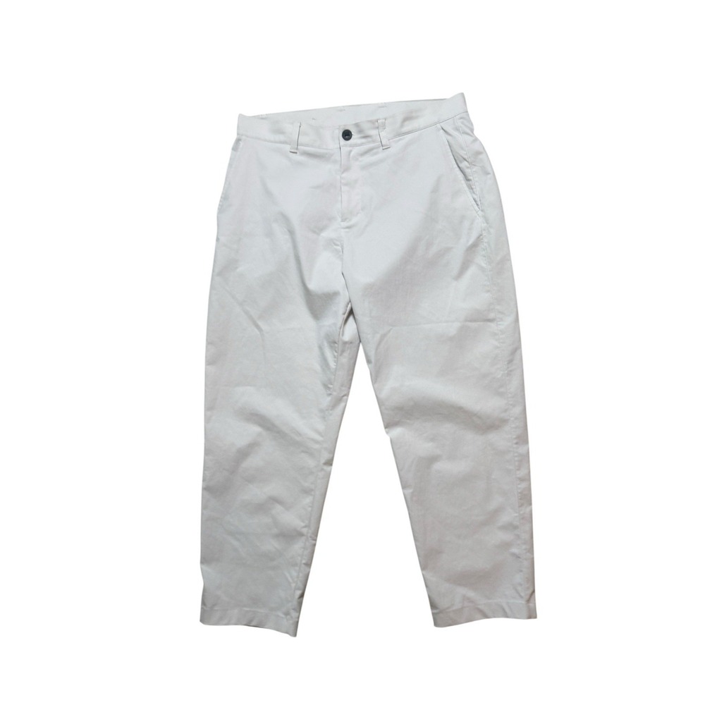 Lululemon Relaxed Tapered‎ Trouser Pants Mens Size 36 X 27 Bone Twill LM5AN1S